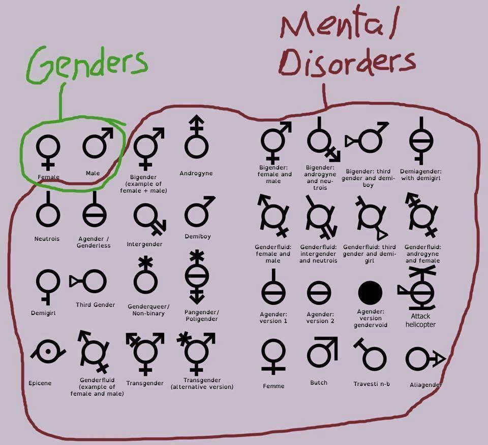 Separating Gender and Mental Disorders