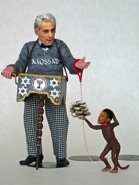 The Jew Rahm Emanuel and his pawn Barak Obama